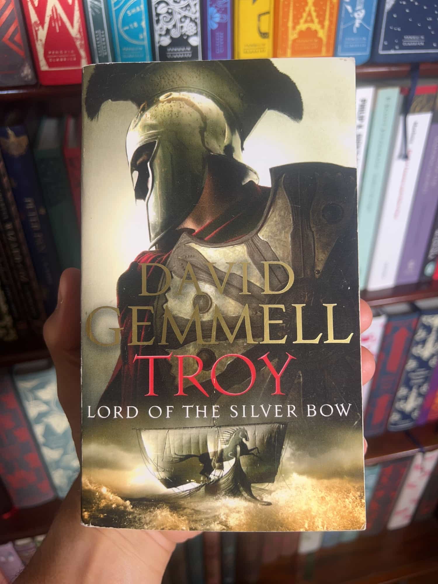 Troy: Lord of the Silver Bow by David Gemmell — front cover