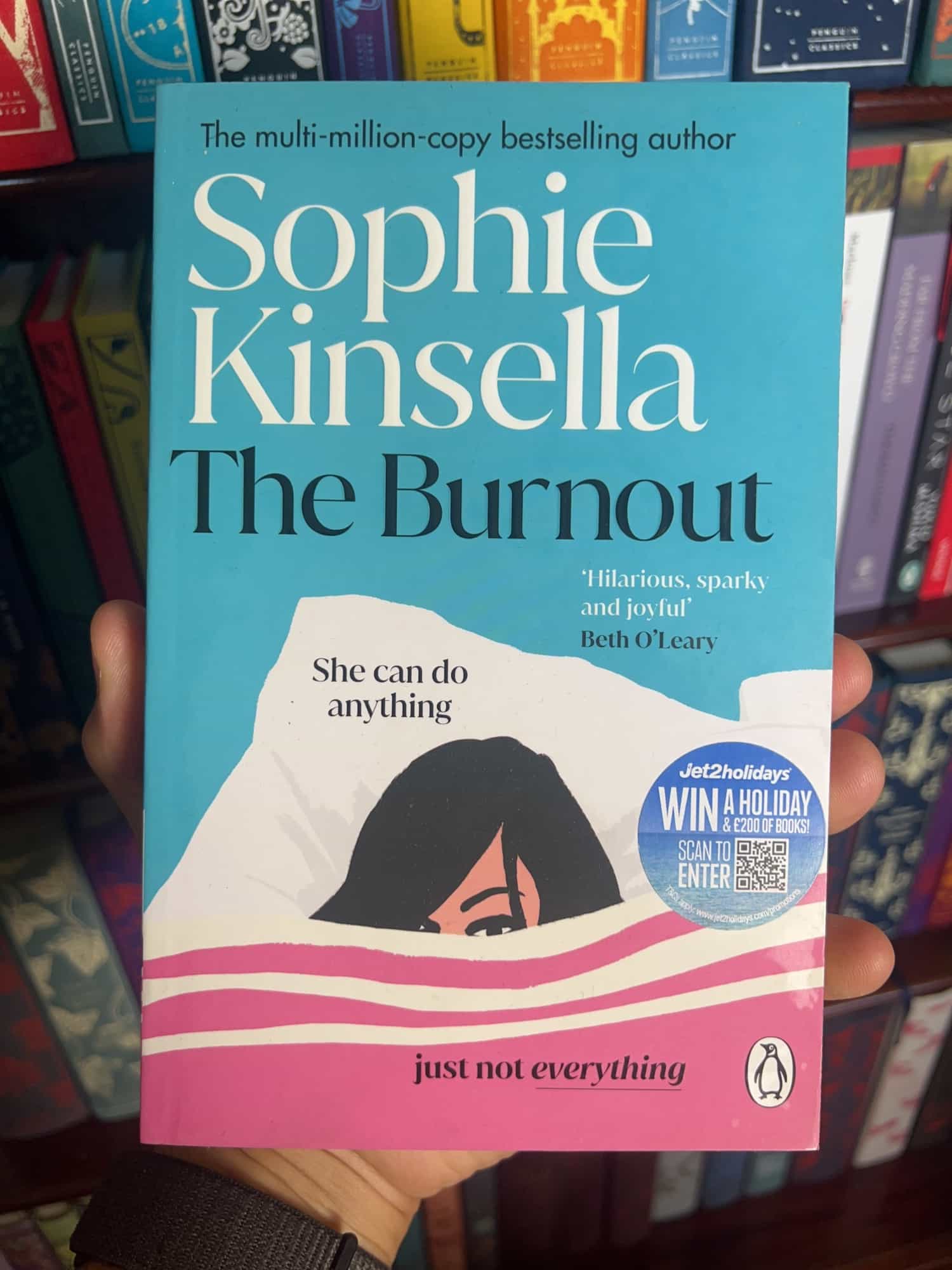 The Burnout by Sophie Kinsella — front cover