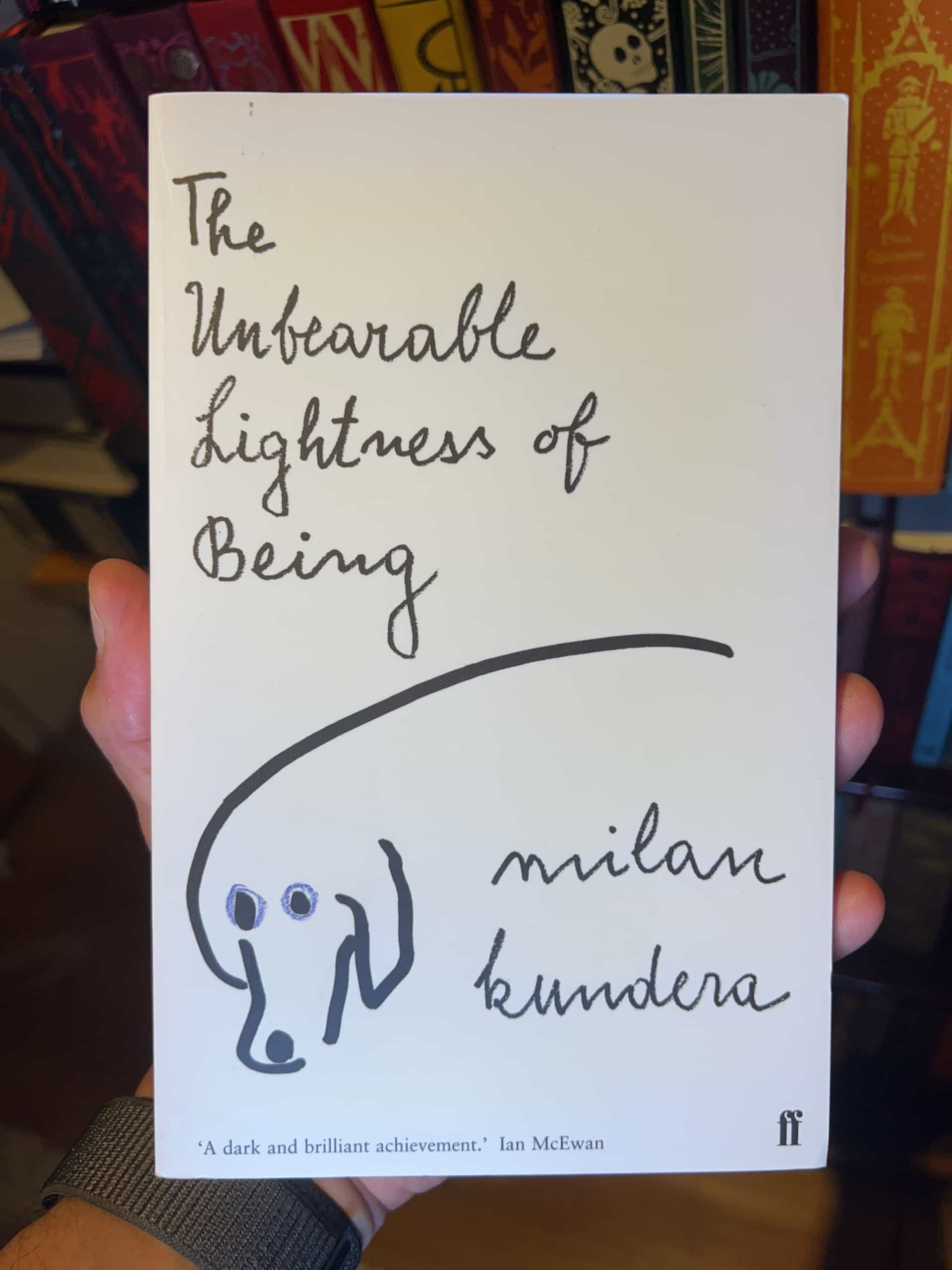 The Unbearable Lightness of Being by Milan Kundera — front cover