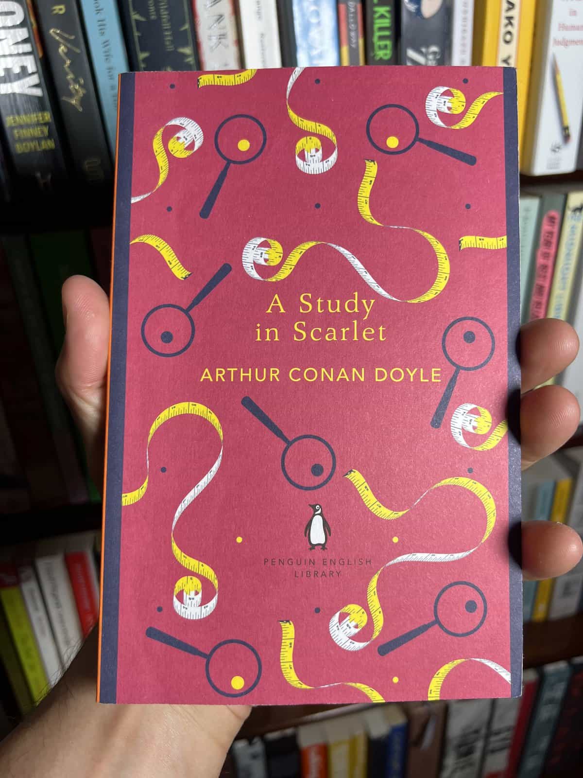 A Study in Scarlet by Arthur Conan Doyle — front cover