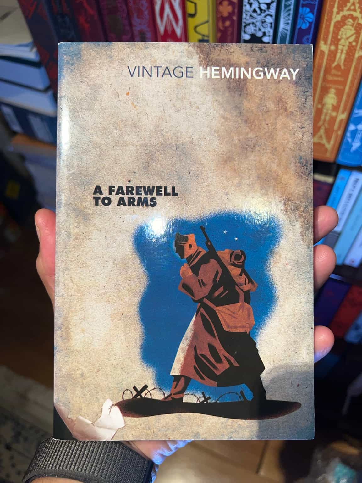A Farewell to Arms by Ernest Hemingway — front cover