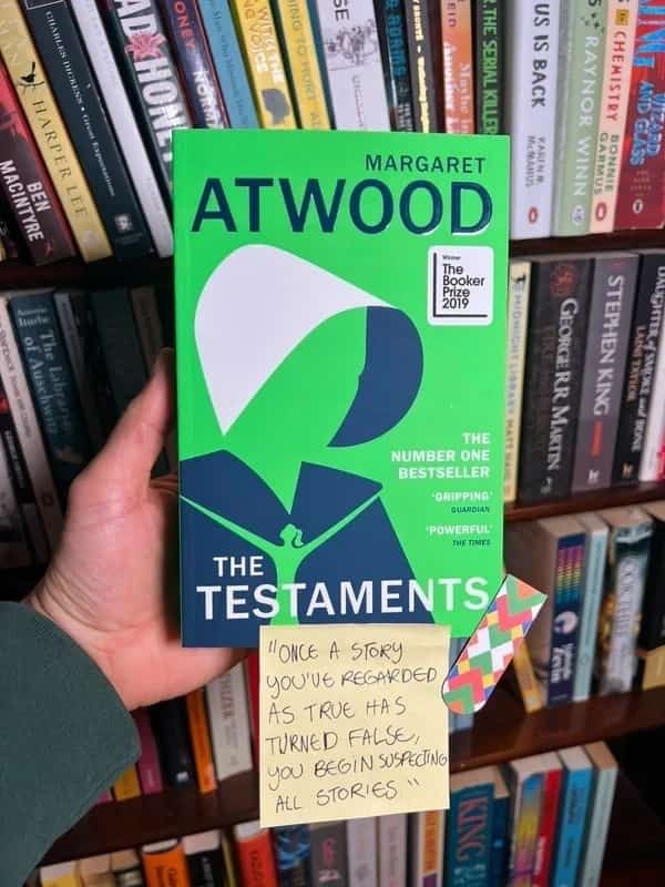 THE TESTAMENTS (WINNER OF THE BOOKER PRIZE 2019) by MARGARET ATWOOD